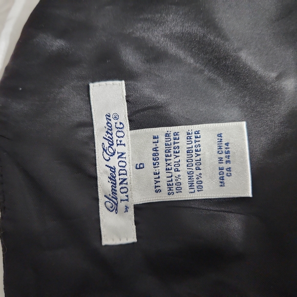 LONDON FOG limited edition Luxury sleeveless midi dress with belt Size 6 - Picture 9 of 9